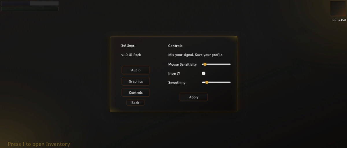 Dark Fantasy RPG UI Kit — Inventory, Menu & Settings