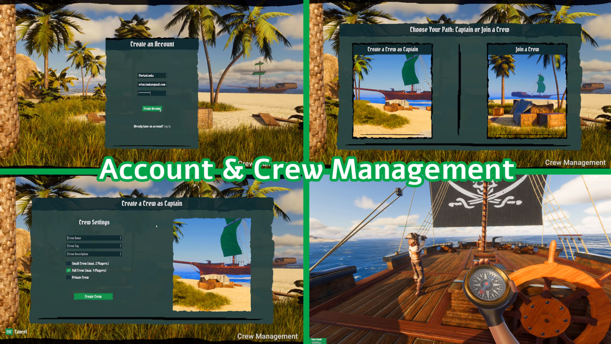 Pirate Multiplayer Game Template (MMO)