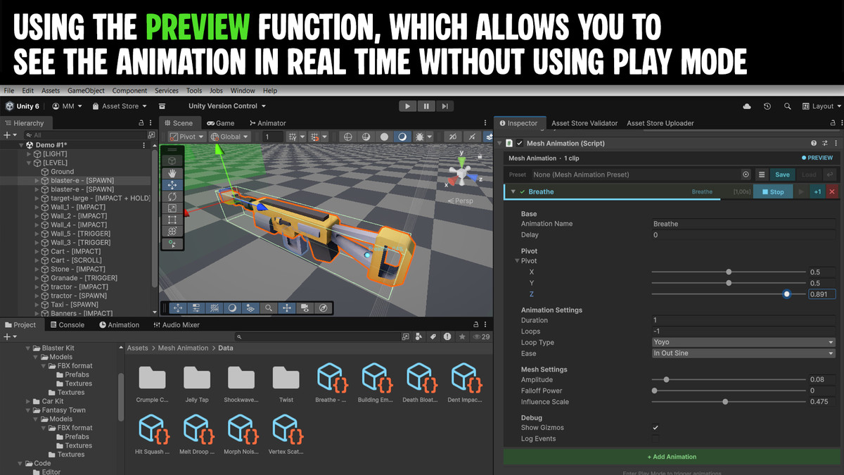 Mesh Animation for Unity