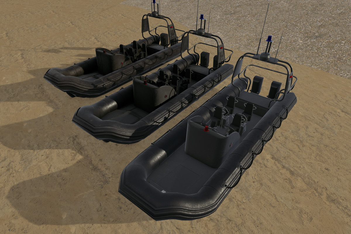 Zodiac Police Boat