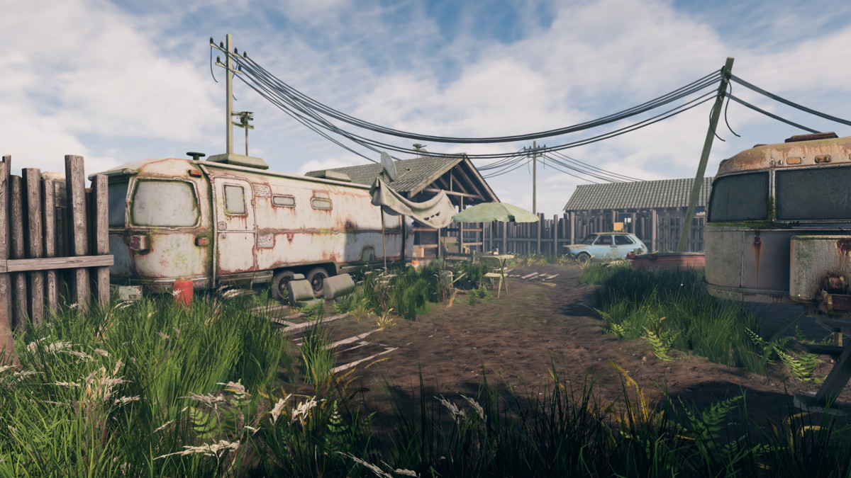 Post-Apocalyptic Trailer Park Environment