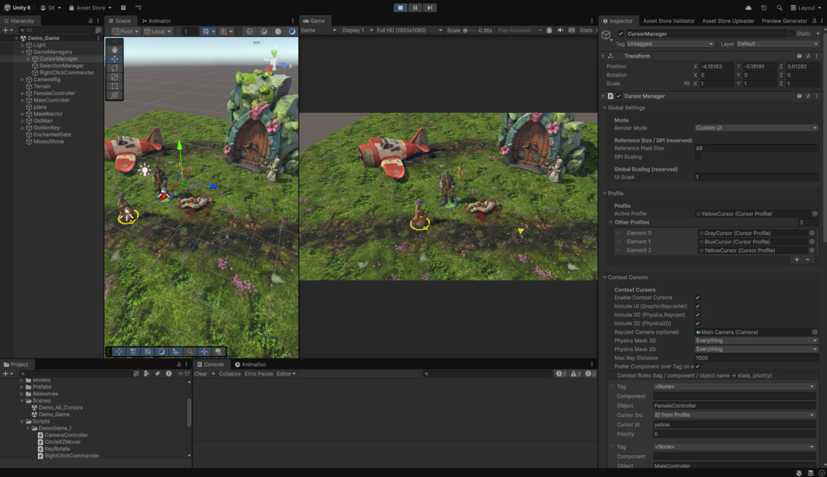 Custom Cursor Manager 2 + Cursor variations