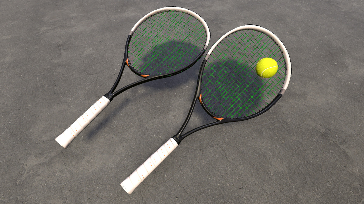 Tennis Racket & Balls