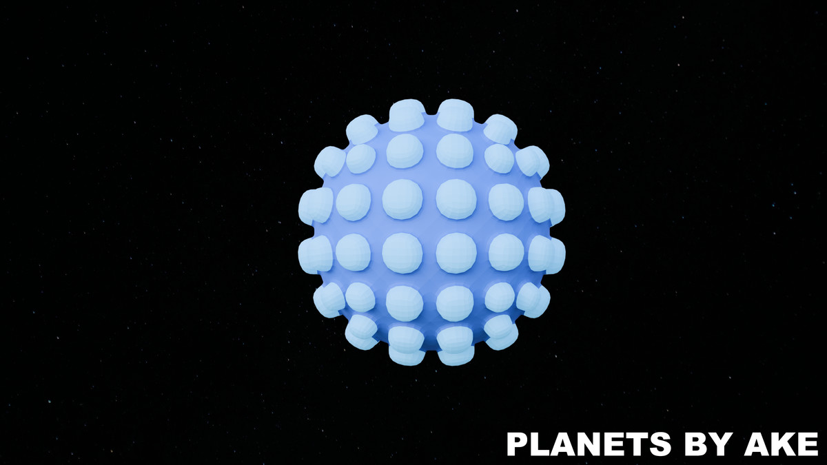 Low Poly Planets by Ake