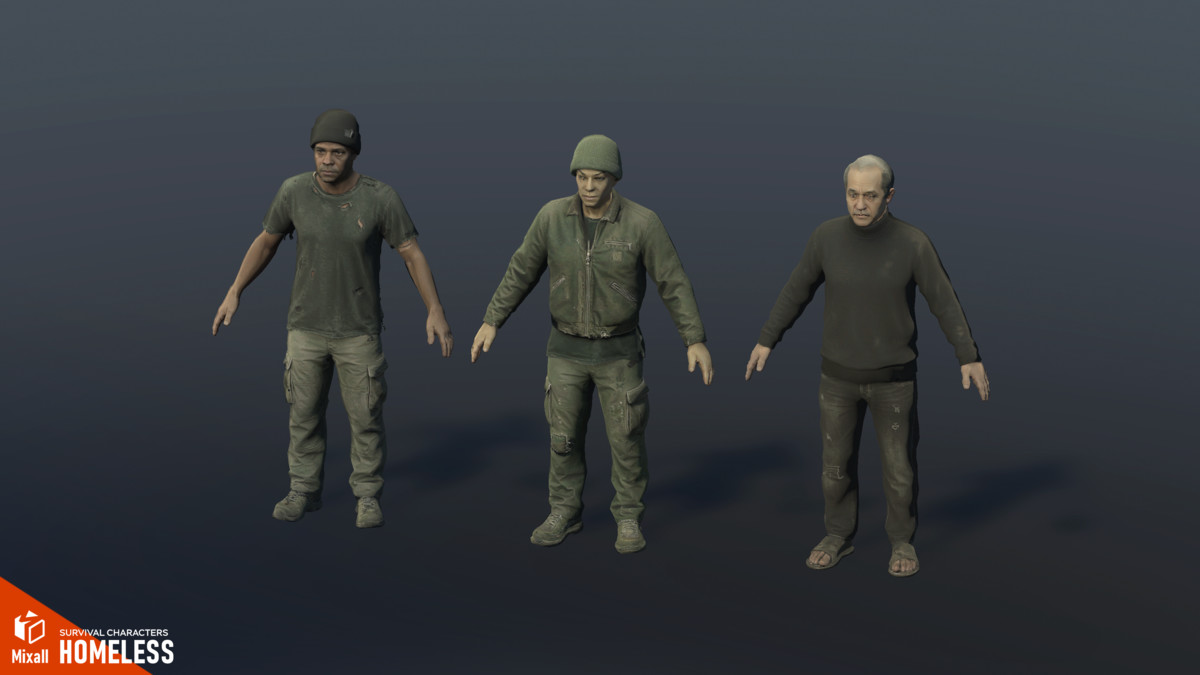 Homeless - survival characters