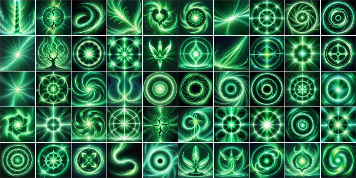 Soft Light Magic Spell Icons Super Bundle1