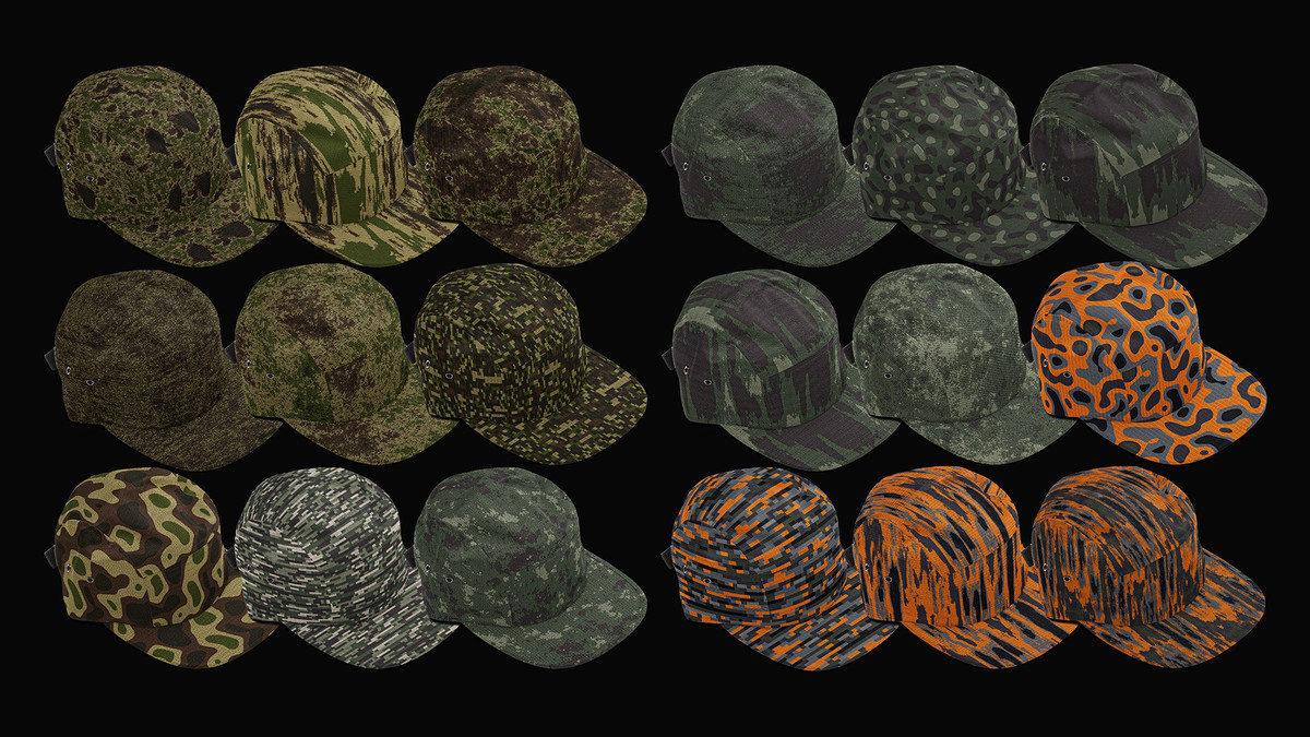 Military Camouflage Fabric Material Pack