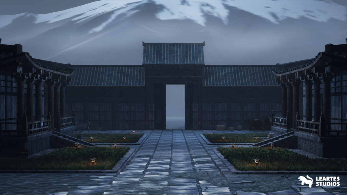 Japanese Temple Environment