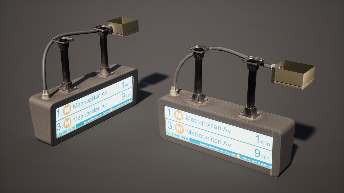 Subway Realm - Game-Ready NYC Metro Station