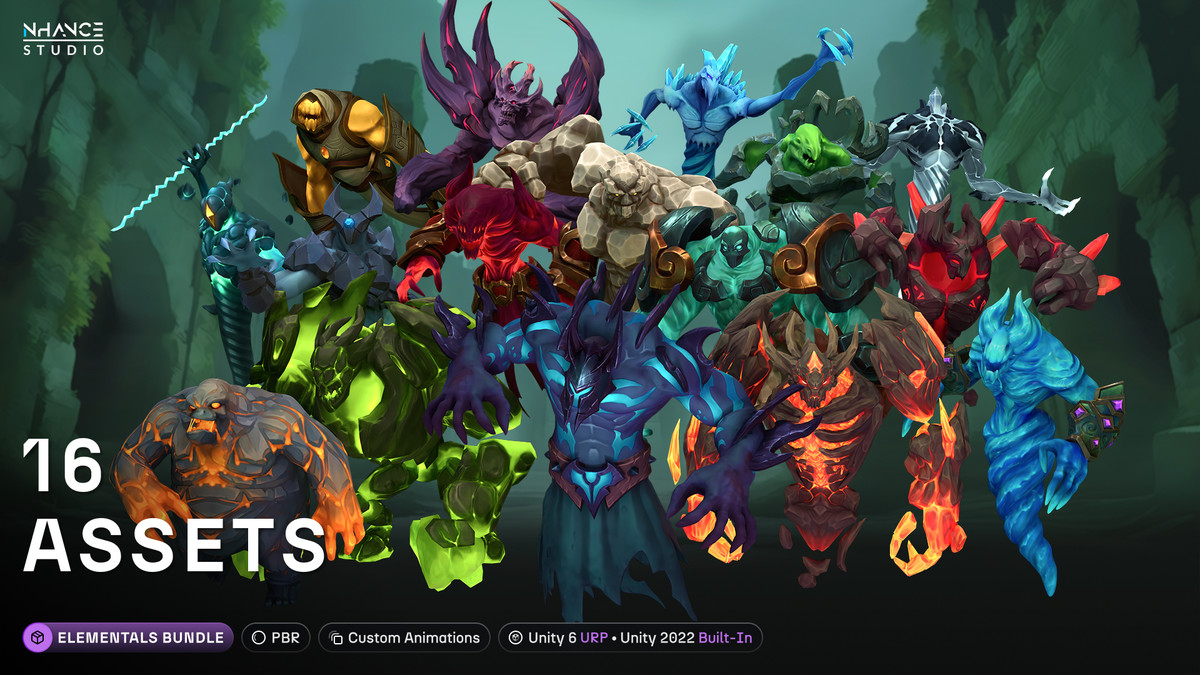Stylized Fantasy Elementals Bundle