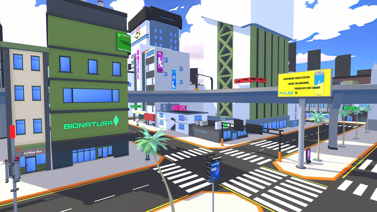 LowPoly Cyberpunk City