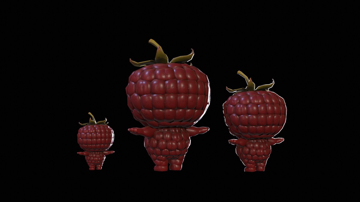 Chibi Fruit Rasberry