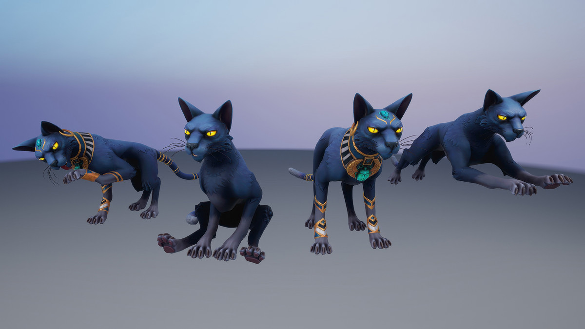 Stylized Egyptian Cat