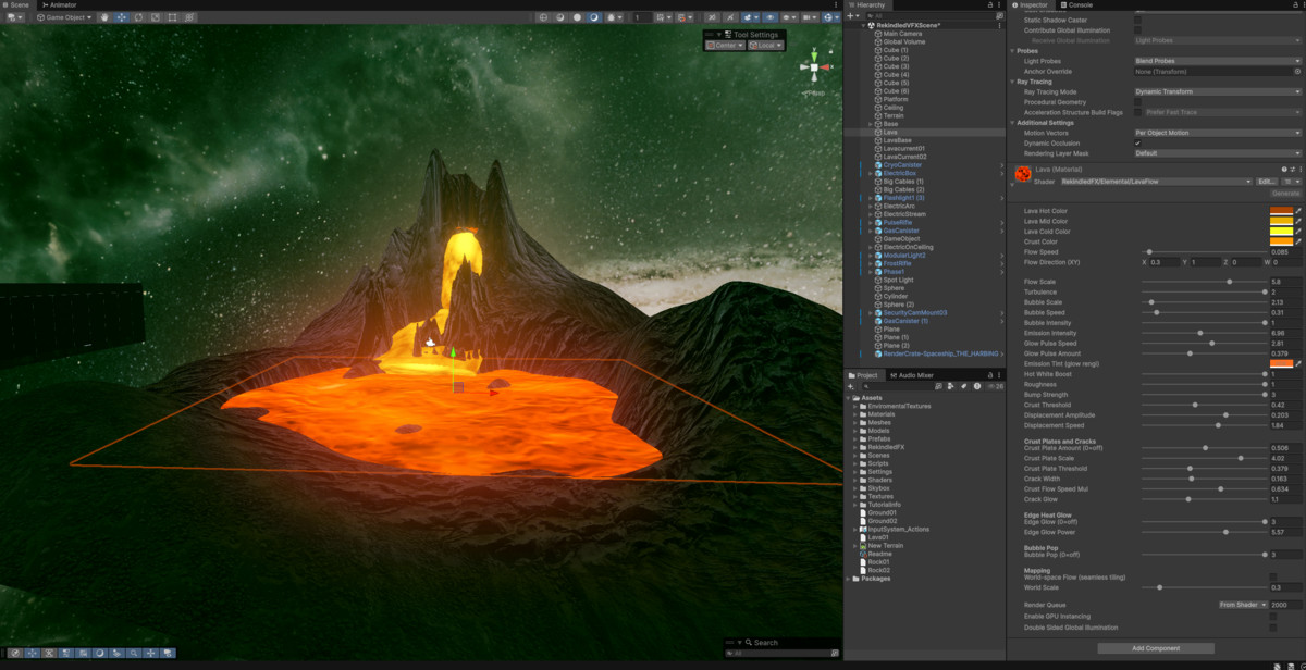 RekindledFX Lava - LavaParticles and Procedural Lava