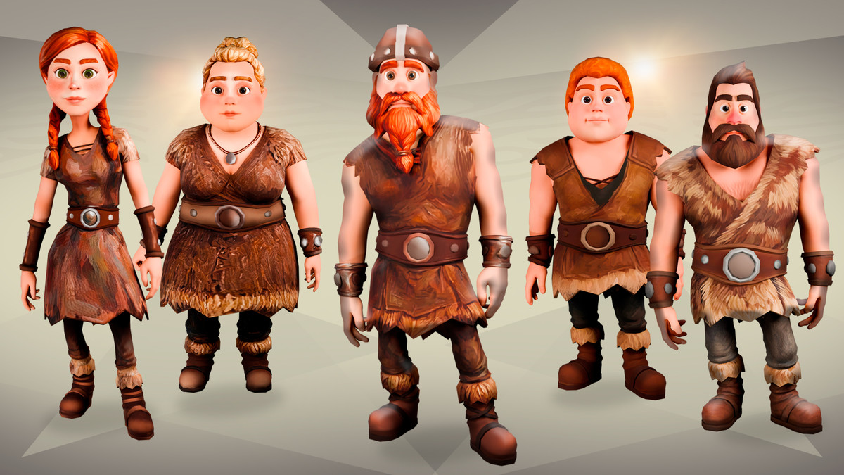 Stylized Viking Character Collection 1