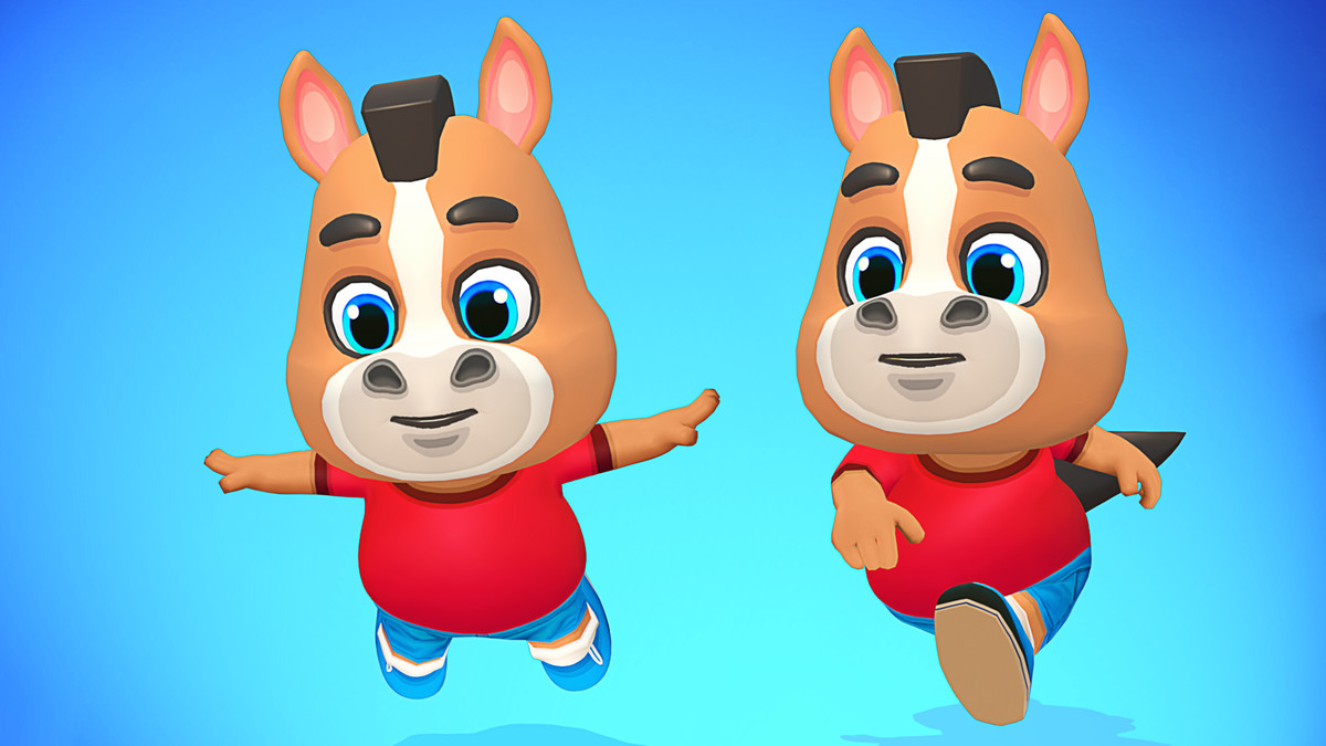 Horse Pony Mule Animated