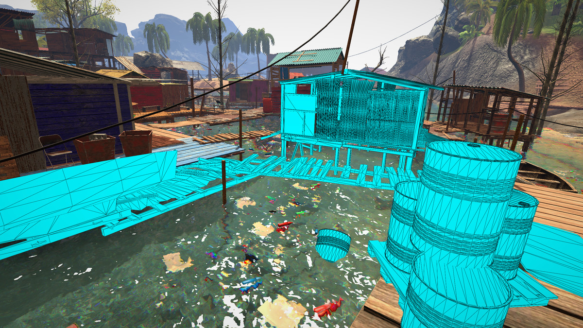 South Pacific Island - Map