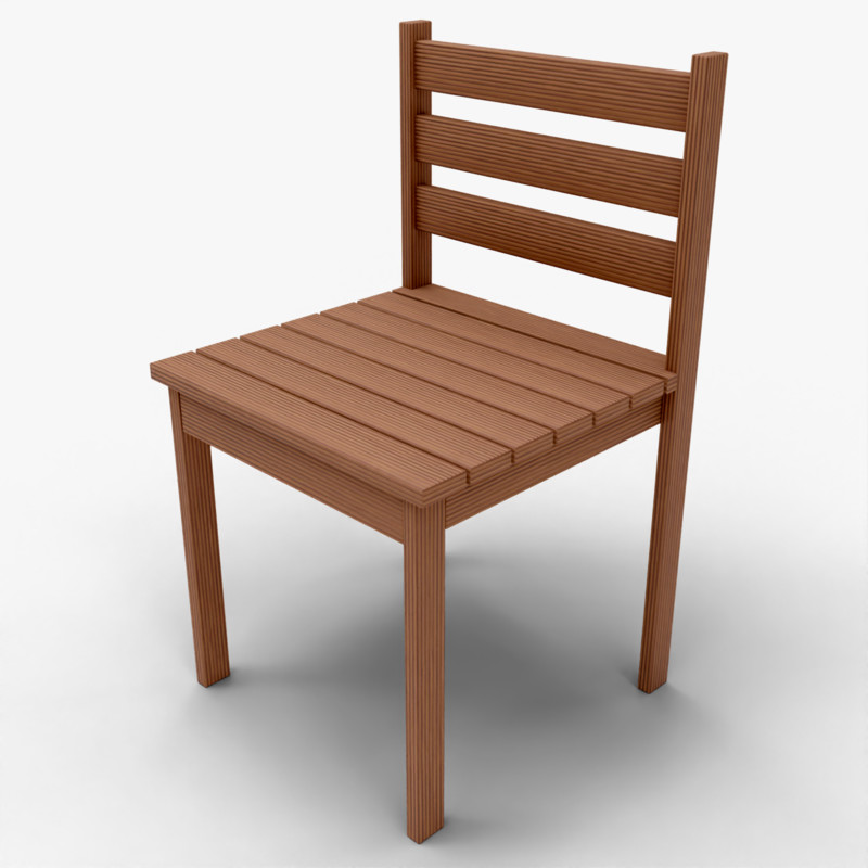 Wooden Chair Mega Pack – 7 PBR Low Poly Pack 3