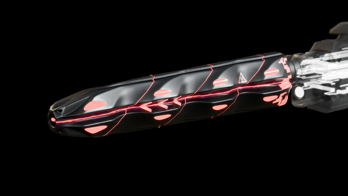 Sci-Fi Weapons - Neon SciFi Weapon Attachements with 5 Skins per Weapon
