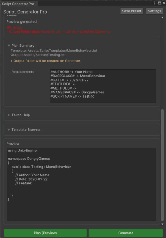Script Generator Pro