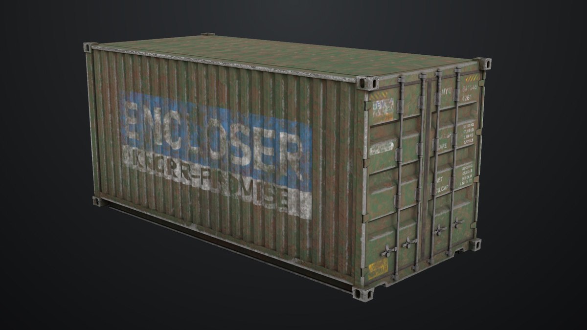 5 Cargo Dusty Container 20ft Single Mat