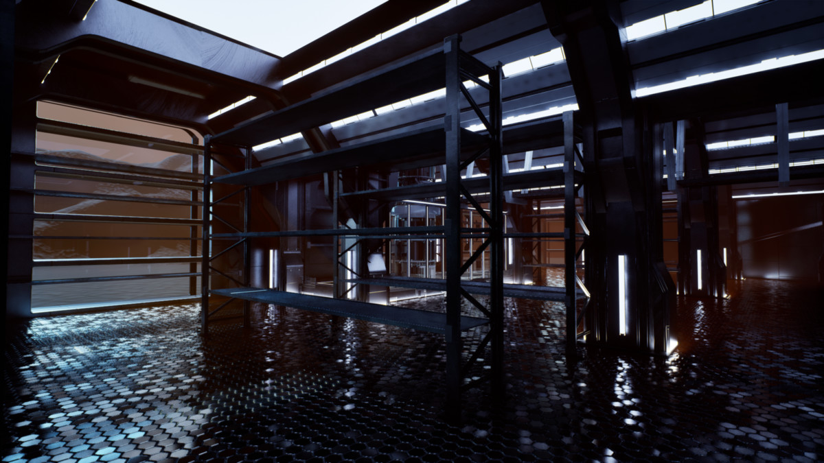 Futuristic Environment Kit Vol.3 – Sci-Fi Armory Facility