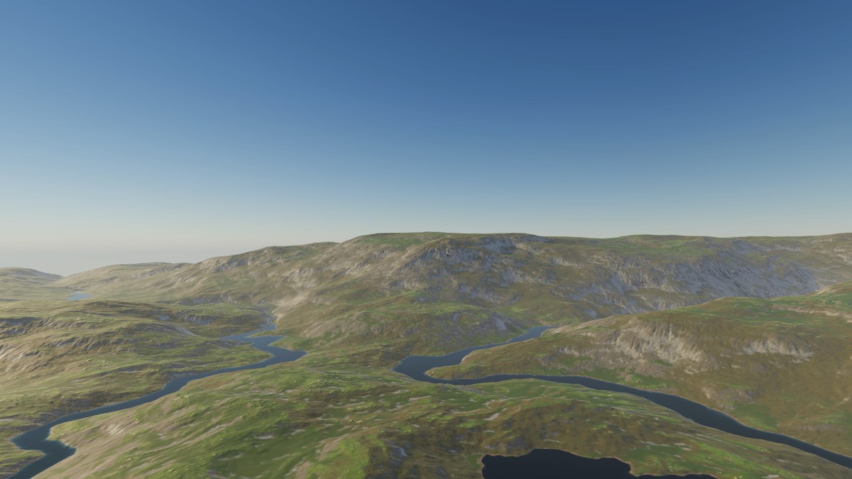 Procedural Mountains & Rivers 8K - 37 Terrains
