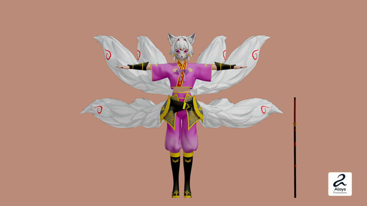 Kitsune / Fox Girl | Anime Character