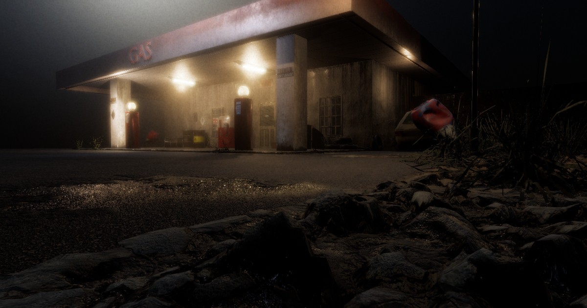 Old Fuel Gas Station