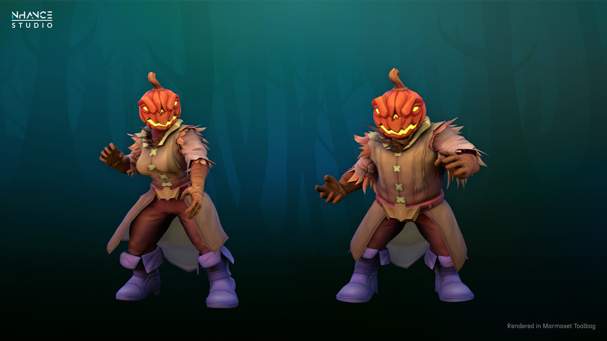 Stylized Fantasy Pumpkin Outfit