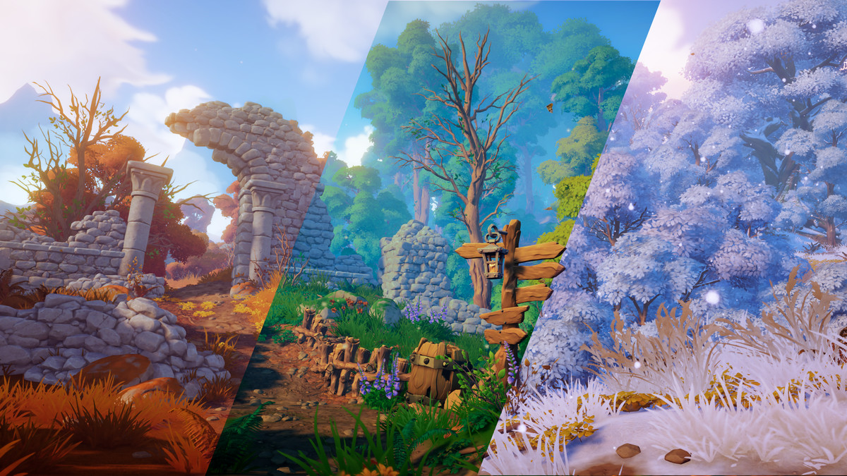 Fantasy Worlds - Forests, Meadows & Dungeons - Stylized 3D Environment