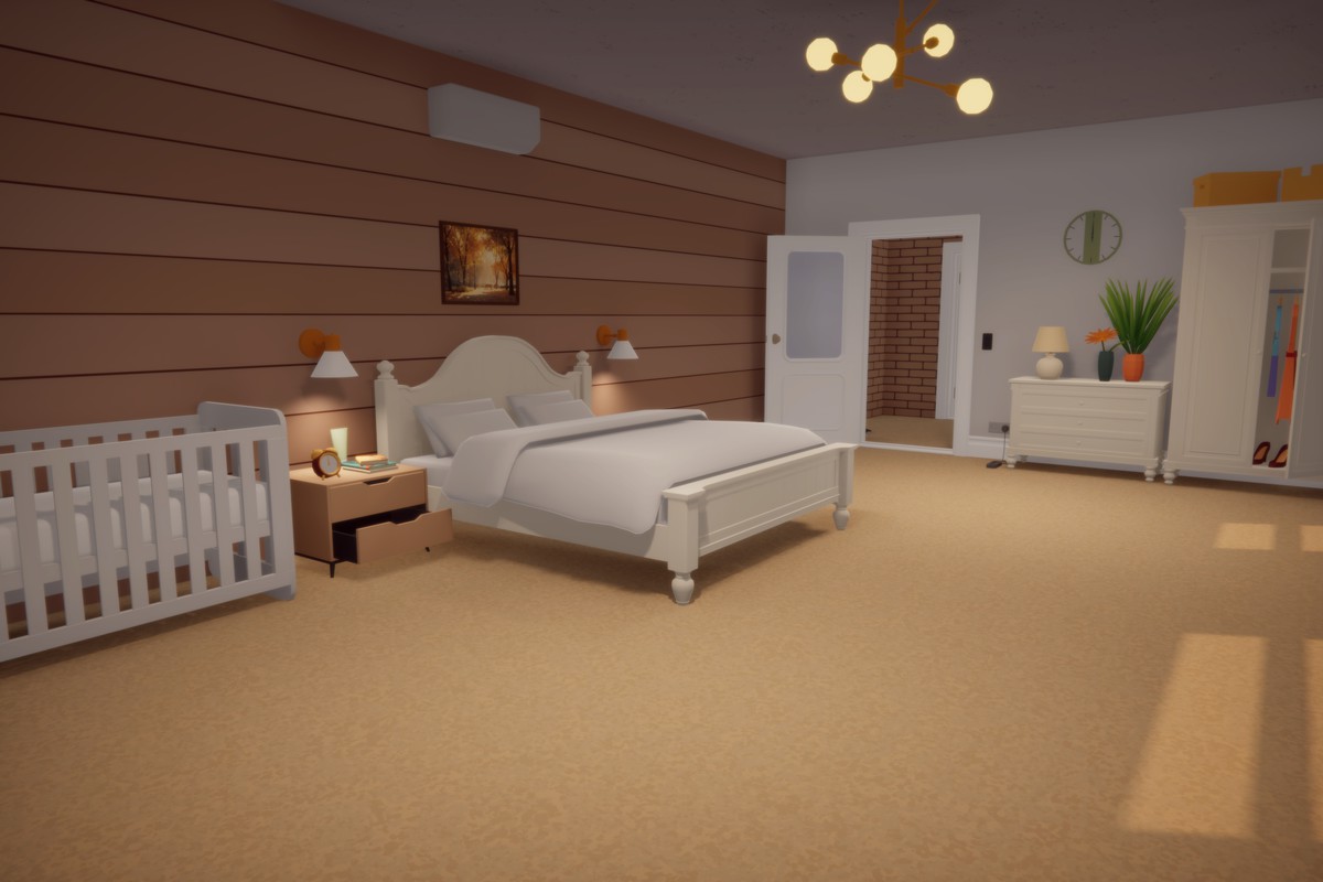 Low Poly Apartment Interior & Exterior
