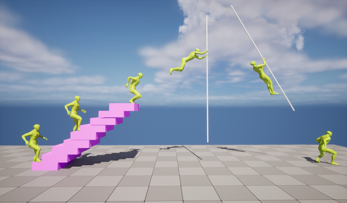 Parkour Tiger Leap Animation