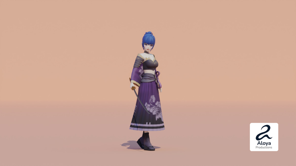 Female Samurai Character | Anime character