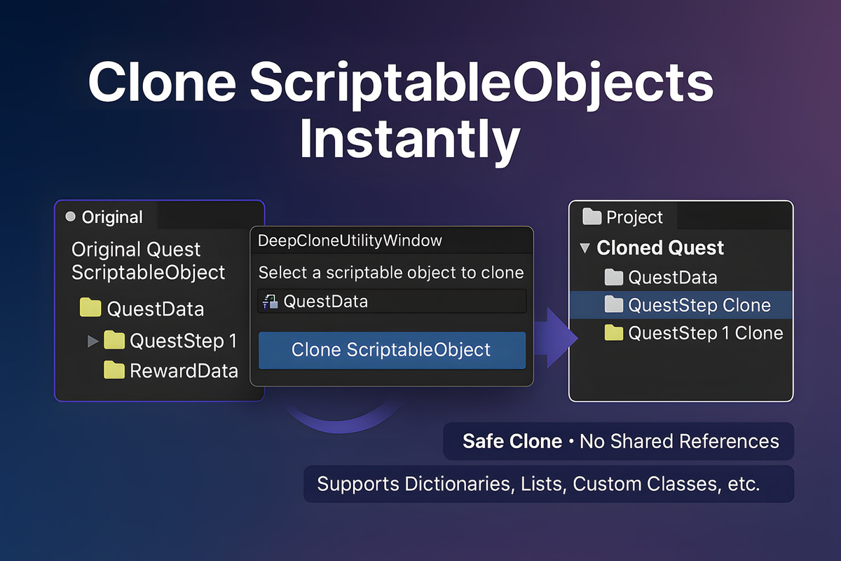 Deep Clone - ScriptableObjects