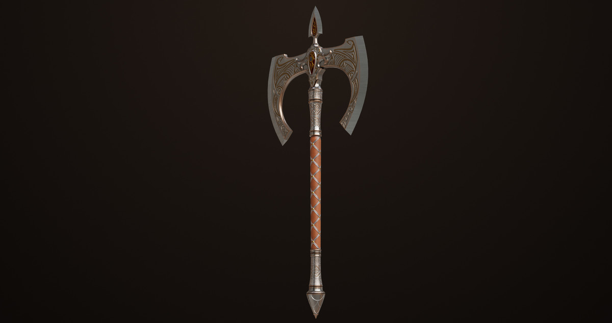 Battle Axe 12 URP HDRP Textures