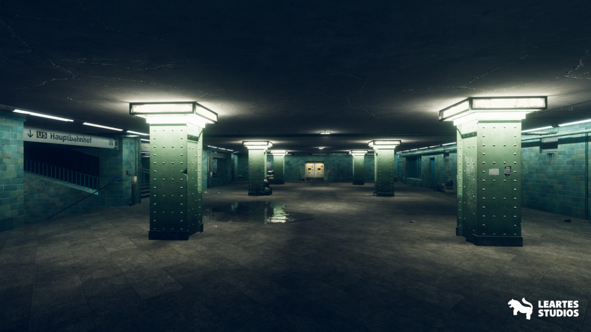 Abandoned Subway Station in Berlin