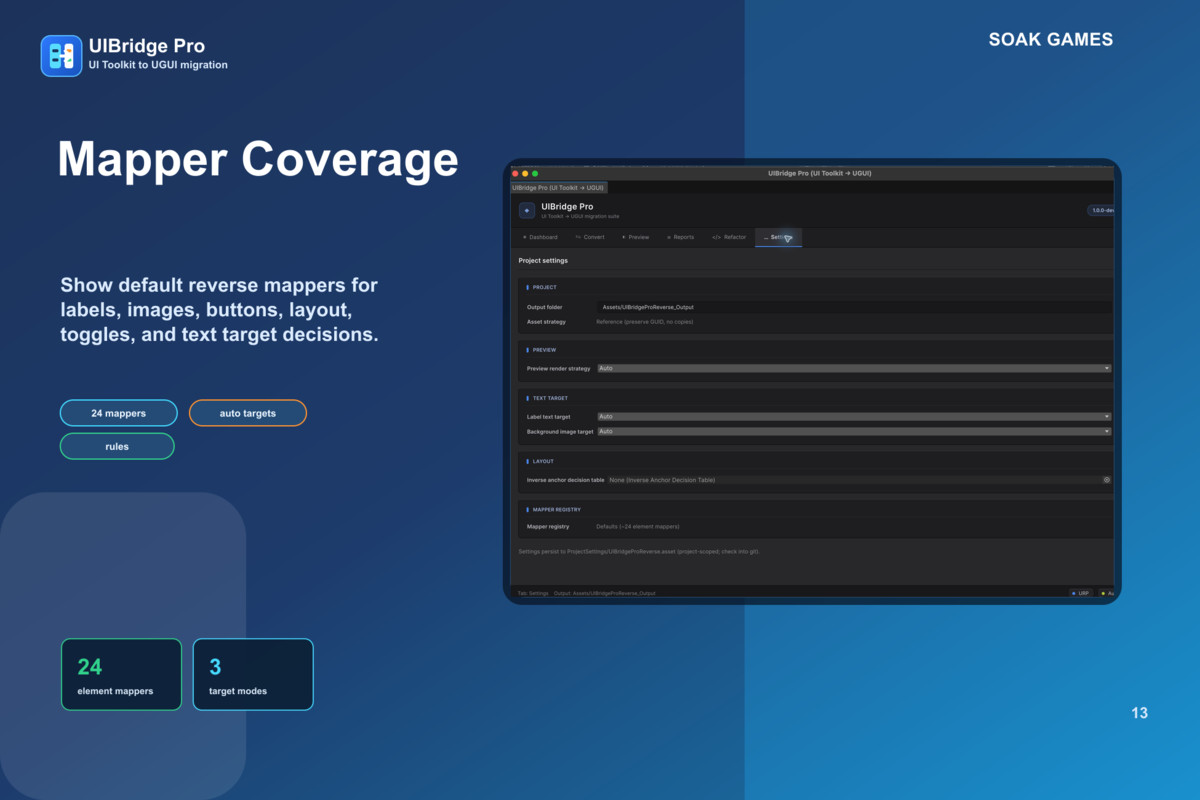 UIBridge Pro — UI Toolkit to UGUI Migrator