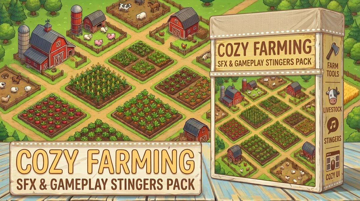Cozy Farming - SFX & Gameplay Stingers Pack