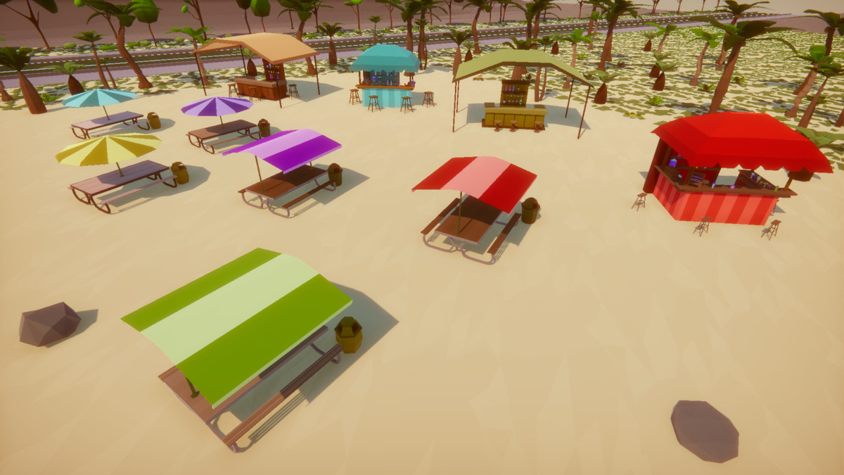 Low Poly Beach Pack - Mini World Studio