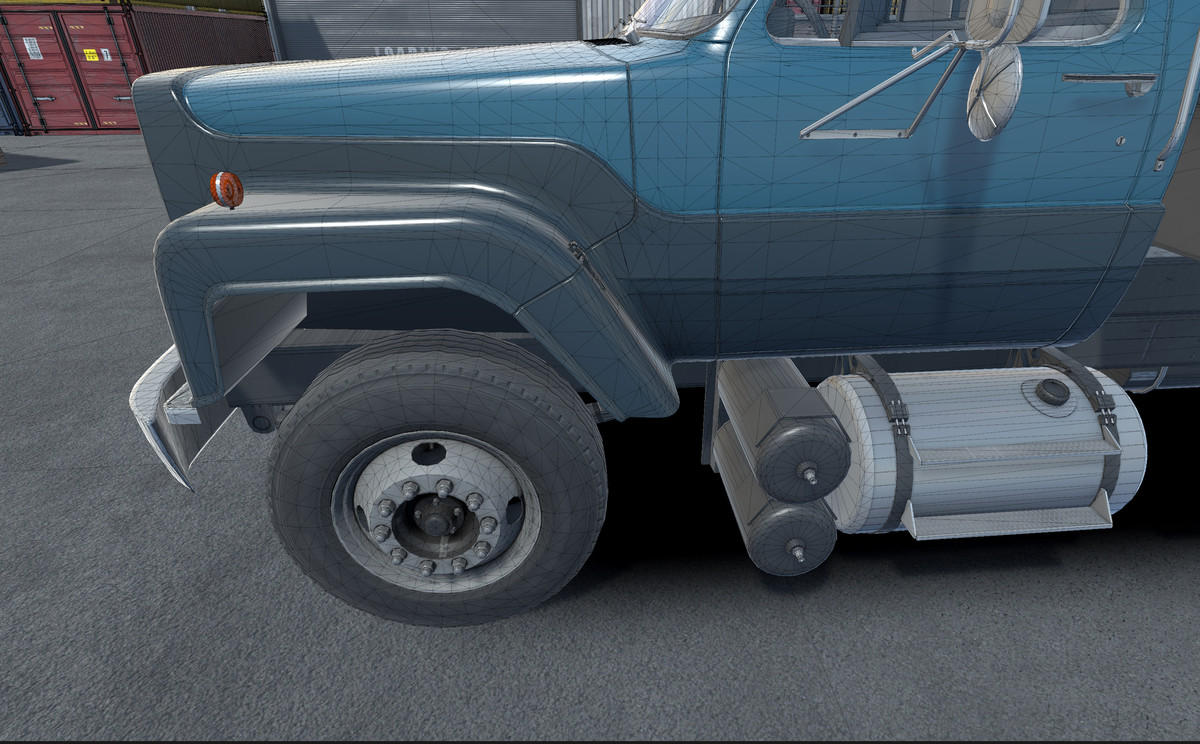 80s generic dump truck