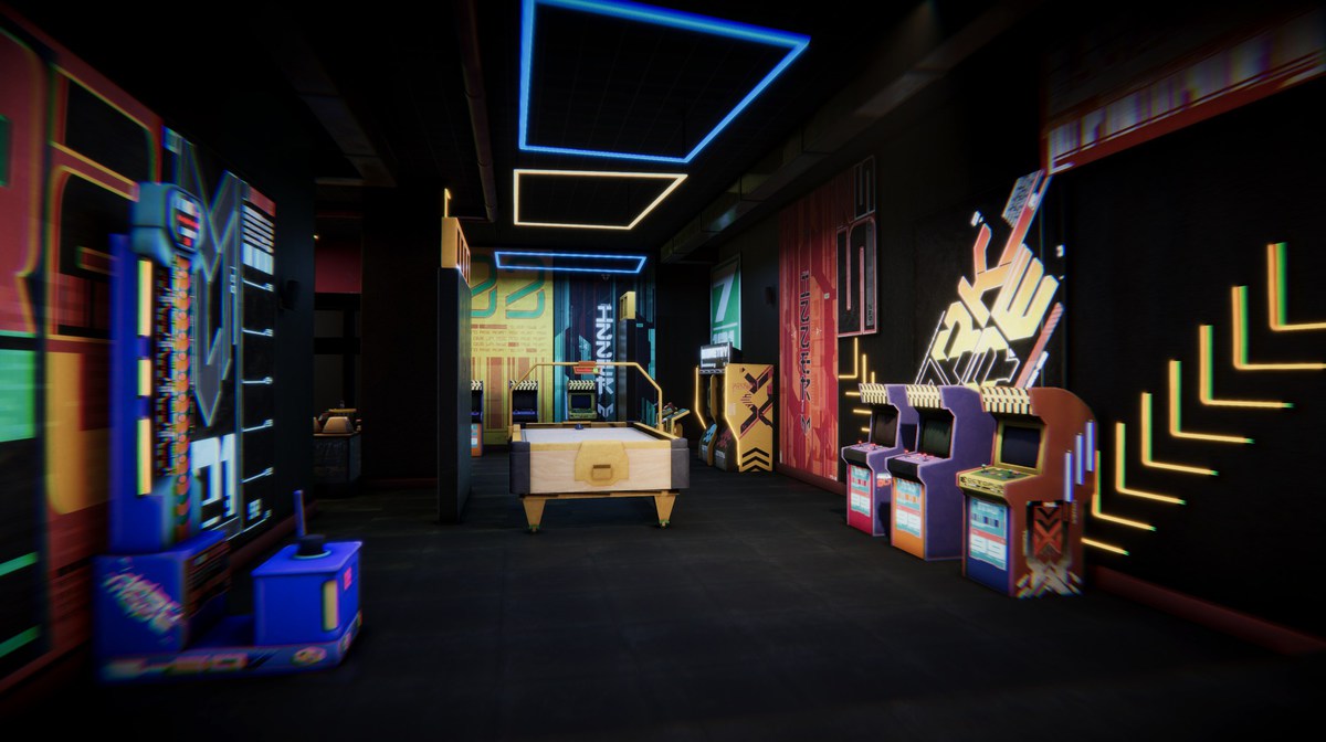 Arcade Lounge Modular 3d Environment Pack