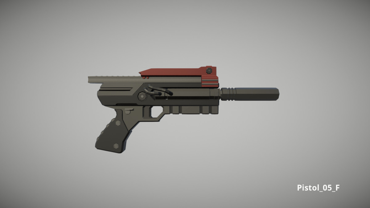 Cyberpunk Armory - Low Poly