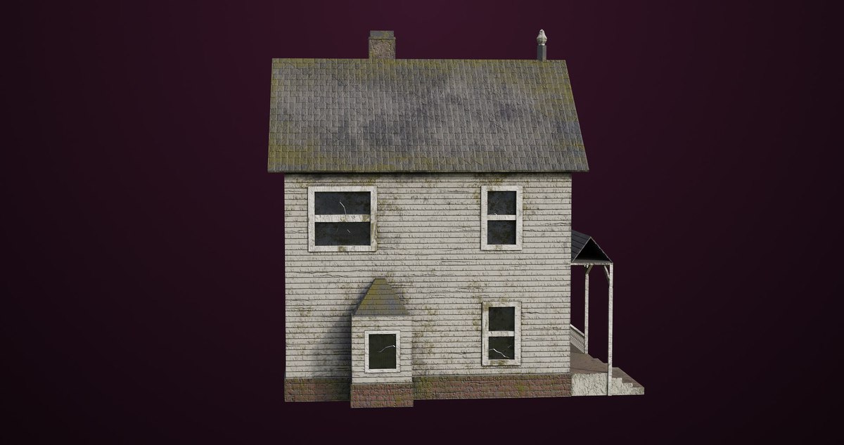 Old Dusty Vintage House 01 URP HDRP Textures