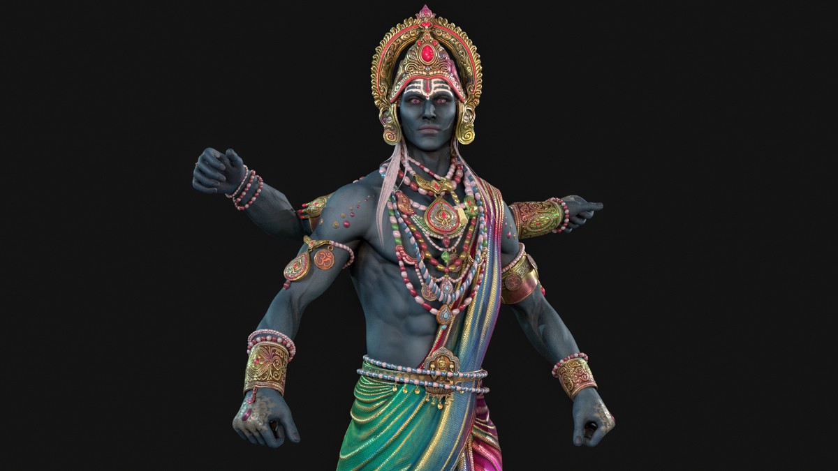 Indian God Vishnu