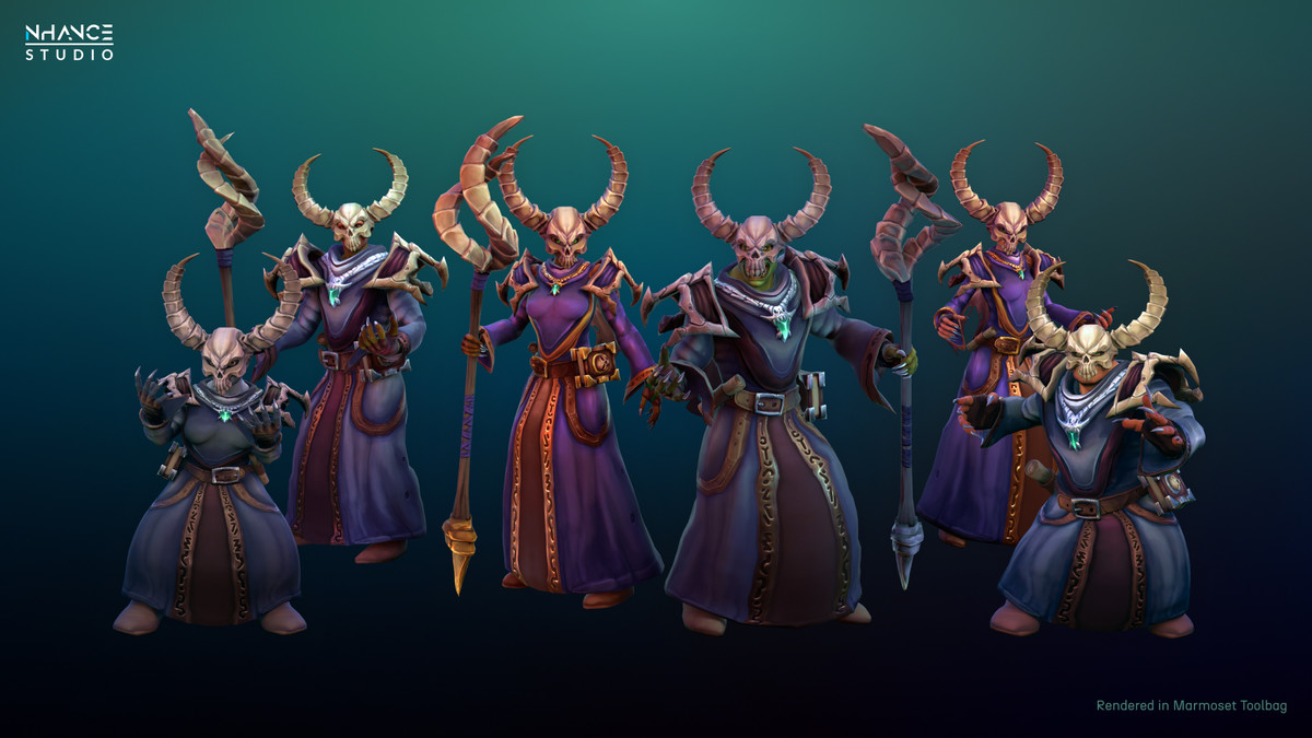 Stylized Fantasy Necromancer Outfit