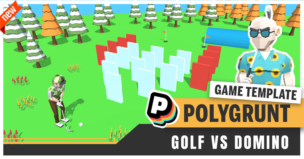 Golf vs Domino | [Template + Editor]
