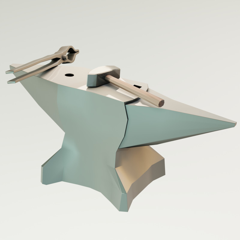 Stylized Stylized Blacksmith Props Pack