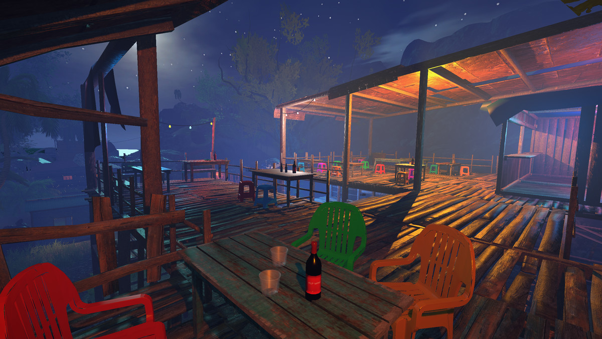 South Pacific Island - Map