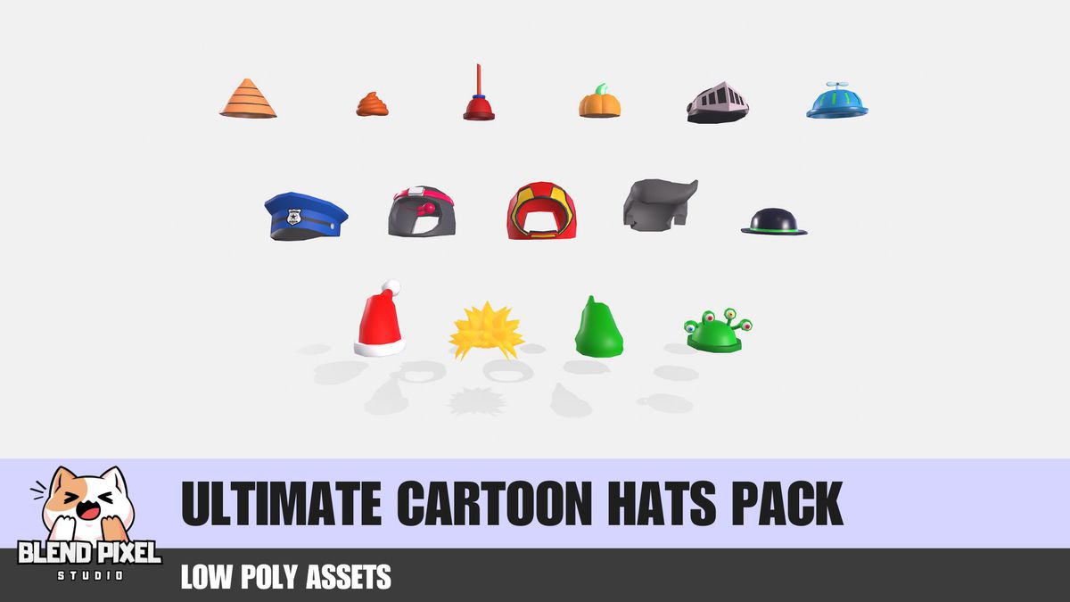 Ultimate Cartoon Hats Pack
